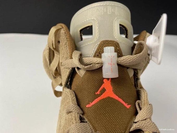 DH0690-200 Travis Jordan 6 Khaki Air Retro British Scott 0823